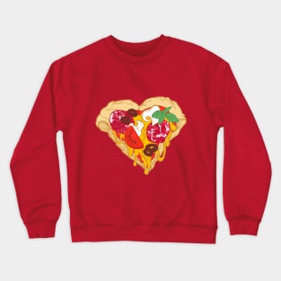 Pizza is my true Valentine Crewneck Sweatshirt